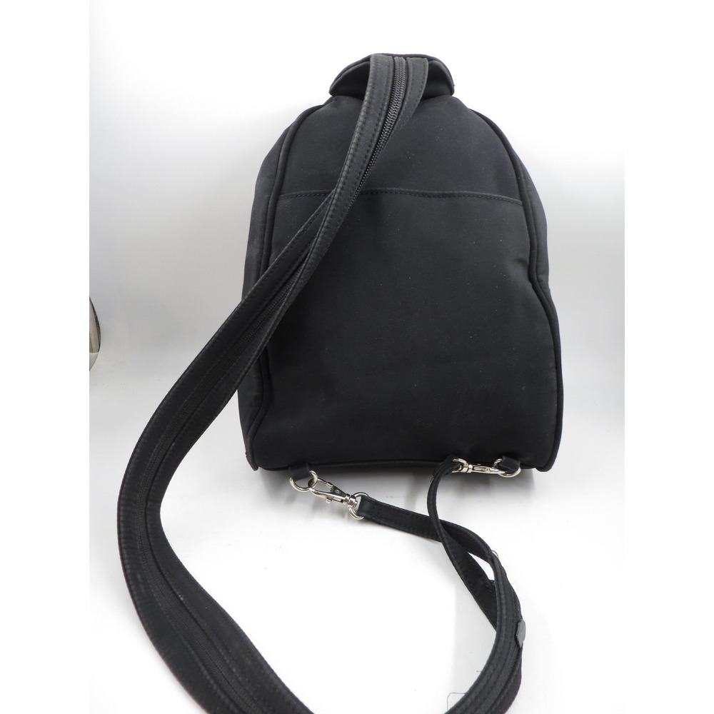 Nine West Backpack Womens Black Medium Nylon Convertible Shoulder Bag Purse Zip - Picture 2 of 7
